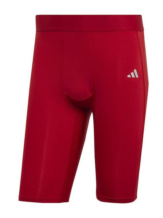 adidas Techfit Aeroready Ανδρικό Αθλητικό Κολάν Κοντό Κόκκινο