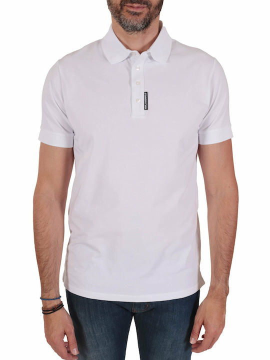 Karl Lagerfeld Ανδρικό T-shirt Κοντομάνικο Polo Λευκό