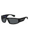 Tommy Hilfiger Men's Sunglasses with Black Plastic Frame and Gray Lens TH0094/S 807/IR