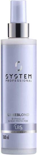 System Professional LuxeBlond Spray Θερμοπροστασίας Μαλλιών για Ενίσχυση & Διάρκεια Χρώματος 180ml
