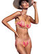 Bikini Dreieck B-Cup Blumen