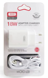 XO L103 18W με Καλώδιο micro USB