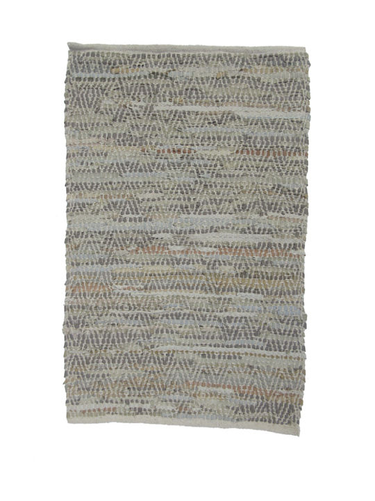 InTheBox Rombo Rug Rectangular Summer Leather Beige