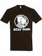 Tricou unisex "Stay Punk", Ciocolata