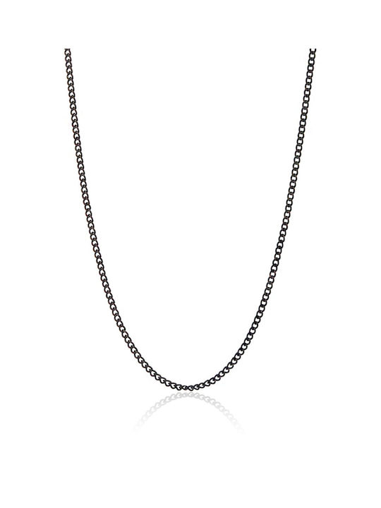 Halskette 60cm - 3mm aus Stahl schwarz LAGARDO | Bijou Box®