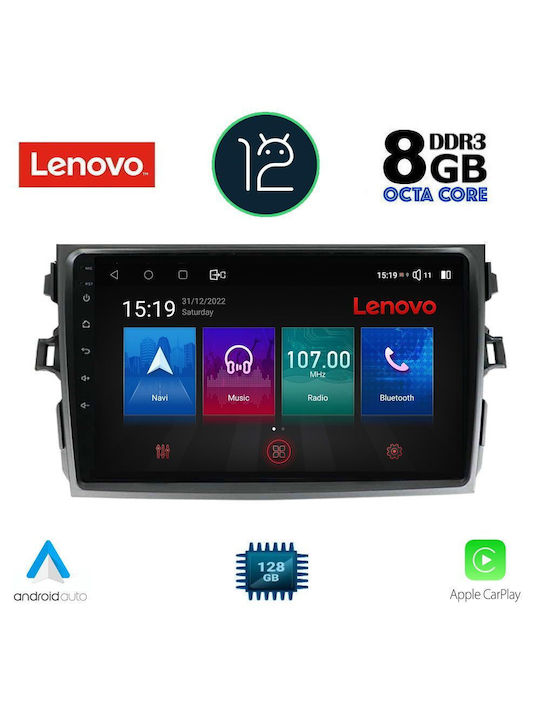 Lenovo Ηχοσύστημα Αυτοκινήτου για Toyota Corolla (Bluetooth/AUX/WiFi/GPS) με Οθόνη Αφής 9"