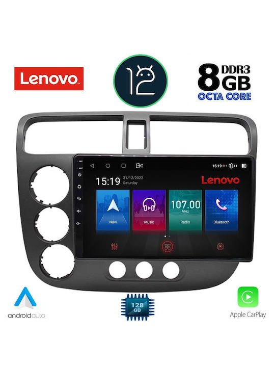 Lenovo Car-Audiosystem für Honda Bürgerlich 2001-2006 (Bluetooth/USB/AUX/WiFi/GPS) mit Touchscreen 9"