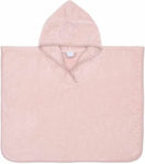 Poncho Towel-Pink Suitable for children from 2-4 years old