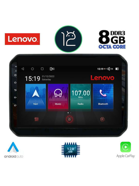 Lenovo Ηχοσύστημα Αυτοκινήτου για Suzuki Ignis (Bluetooth/USB/AUX/WiFi/GPS) με Οθόνη Αφής 9"