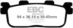 EBC Τακάκια Μοτοσυκλέτας Πίσω για Kymco People EBC Τακάκια Μοτοσυκλέτας Πίσω για Kymco People