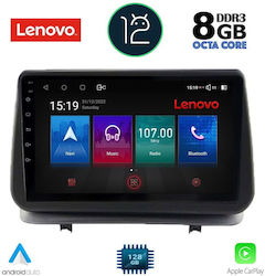 Lenovo Car-Audiosystem für Renault Clio 2005-2011 (Bluetooth/USB/AUX/WiFi/GPS) mit Touchscreen 9"