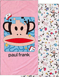 Kentia Paul Frank 41 Kids Beach Towel Pink 140x70cm