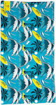 Tortue Kids Cotton Beach Towel "Surfing" 70X140-S3-322-100 Blue