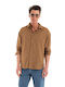 Gabba Men's Shirt Long Sleeve Brown