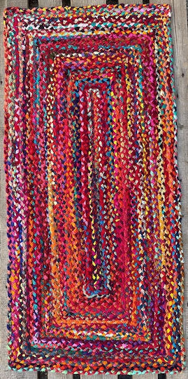 Koulis Carpets 1501-115 115x170cm Handmade De Vară Din Iută Multicolor Koulis Carpets 1501-115 115x170cm Handmade De Vară Din Iută Multicolor