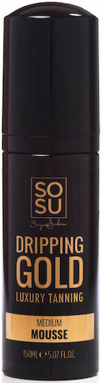 SOSU Dripping Gold Автобронзант Мус Body Средна 150мл