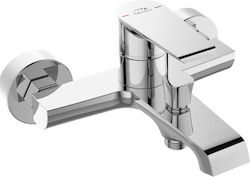 Laveo Mixing Bathtub Shower Faucet Silver