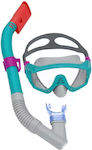 Bestway Μάσκα Θαλάσσης με Αναπνευστήρα Spark Wave Τιρκουάζ