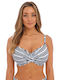 Fantasie Women's Bikini Top "Sunshine Coast" with Underwire (E, F Cup)-FS502505FRY White-Blue