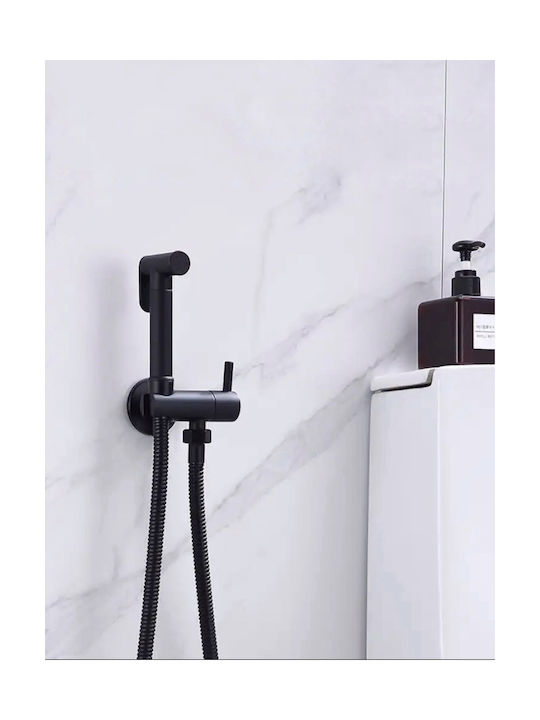 Stocco Wall Mounted Bidet Set Black