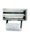 Lacor Wall Mounted Plastic Roll Dispenser Silver 37.5x18.5cm 60701