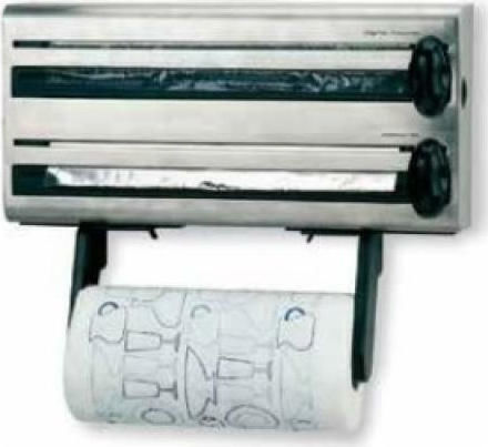 Lacor Wall Mounted Plastic Roll Dispenser Silver 37.5x18.5cm 60701