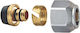 Brass Form Racord Conexiune Țeavă Montaj țeavă multistrat 18mm 24x19 by 02103