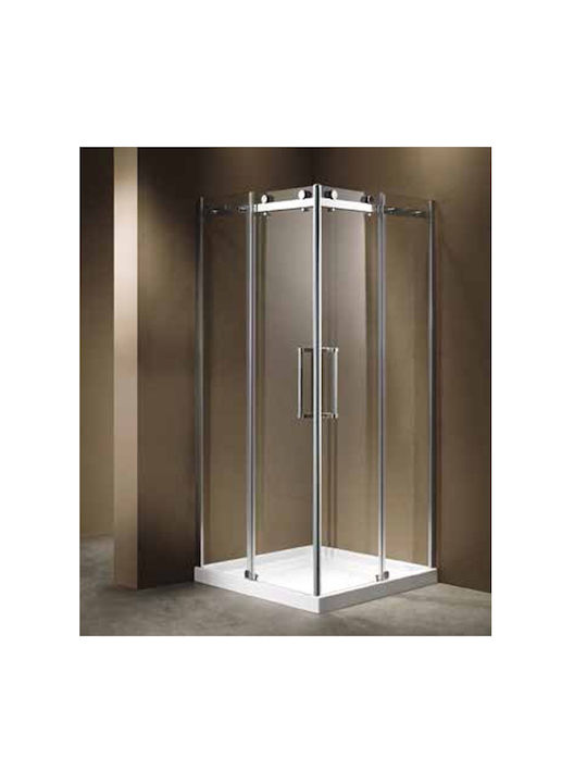 Karag Elixir 100 Cabin for Shower with Sliding Door 70x70x190cm Clear Glass