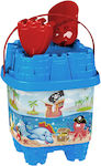 Summertiempo Beach Bucket Set with Accessories Blue (4pcs)