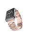 Techsuit Watchband W036 Strap Stainless Steel Pink (Apple Watch 38/40/41/42mm) KF239472