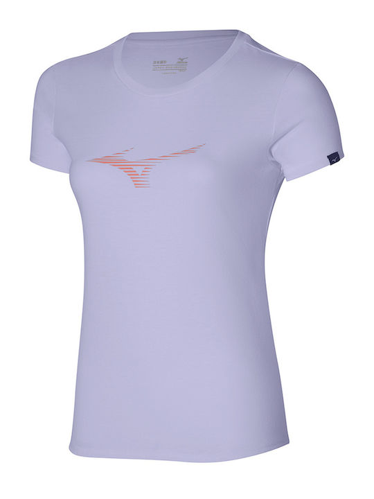 Mizuno Γυναικείο T-shirt Λιλά