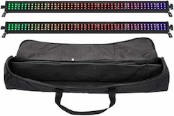 Varytec Bewegtes Licht LED Giga Bar Pix 8 Bundle (RGB)