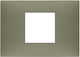 Vimar Horizontal Switch Frame 1-Slot Silver 096...
