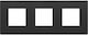 Vimar Switch Frame Black 22644.03