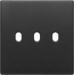 Vimar Switch Frame Black 22675.3.03
