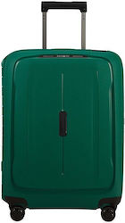 Samsonite Essens Cabin Travel Suitcase Hard Green with 4 Wheels Height 55cm.