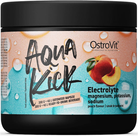 OstroVit Aqua Kick Electrolyte Ροδάκινο 300gr