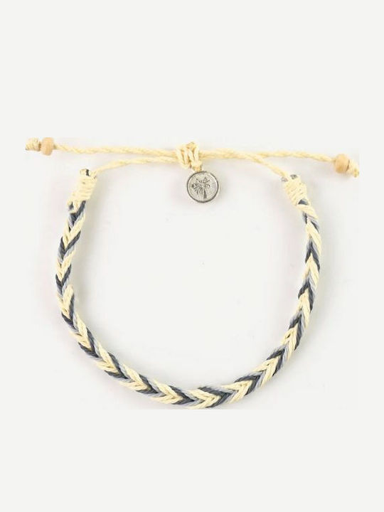 Synchronia Fußarmband aus Kabel Beiges