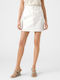 Denim Mini Skirt White