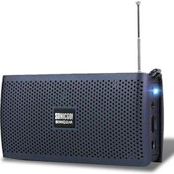 Sonic Gear Sonicgo RDO 30X Portable Radio Rechargeable with Bluetooth and USB Black