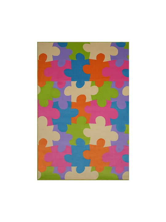 Koulis Carpets Puzzle Παιδικό Χαλί Πολύχρωμο 133x190cm