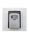 Helix Wall-mounted Combination Key Holder Metallic with Combination Dial 10 Hooks 9x3.5x11.5cm