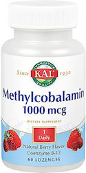 Kal Vitamins Methylcobalamin Βιταμίνη 1000mcg Berry 60 παστίλιες