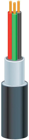 Geyer Power Cord with Cable Properties 2x1.5mm² in Black Colour 1m