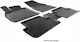 Perflex Set of Front and Rear Mats 4pcs Tray Type for Volkswagen Bora 1998-2005 Black