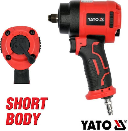 Yato YT-09505 Αερόκλειδο 1/2" με Μέγιστη Ροπή 58.12kgm