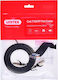 Unitek Flat U/UTP Cat.7 (10Gbps) Καλώδιο Δικτύου Ethernet 2m Μαύρο
