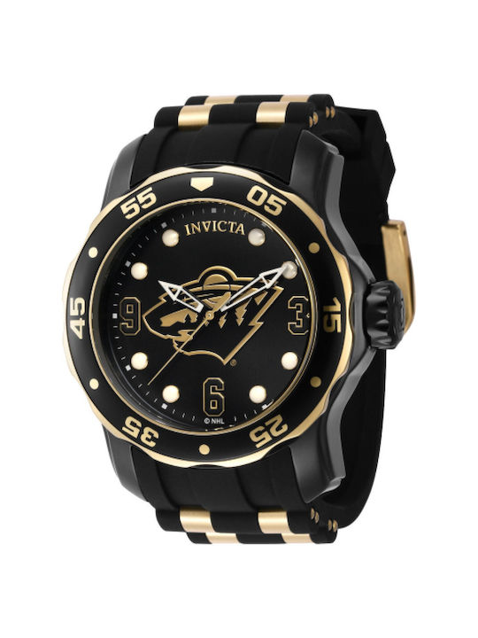 Invicta top rubber strap