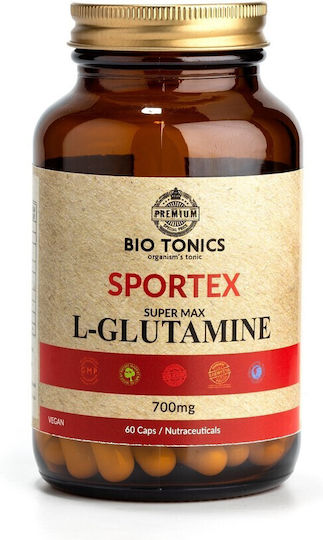 Bio Tonics Sportex L-Glutamine 700mg 60 Κάψουλες