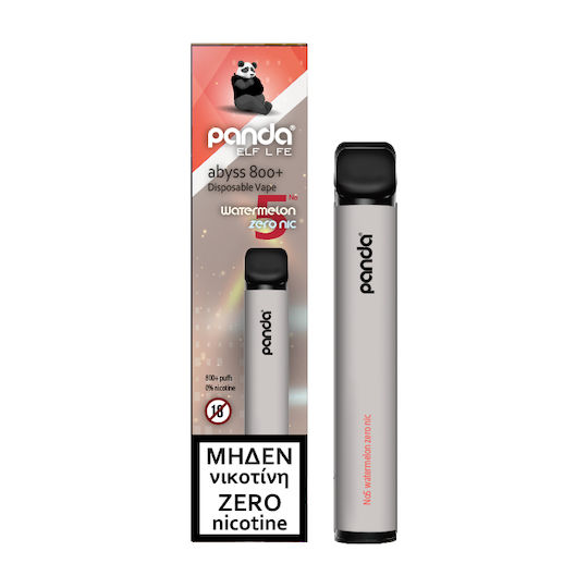 Panda 5 Abyss Ηλεκτρονικό Τσιγάρο μιας Χρήσης 800 Εισπνοών Watermelon χωρίς Νικοτίνη 2ml Μπεζ